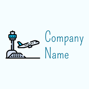 Airport on a Azure background - Industrial