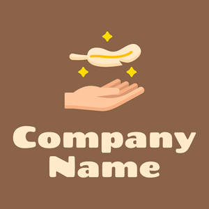 Feather logo on a Spicy Mix background - Abstract