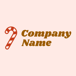 Candy cane logo on a pink background - Children & Childcare