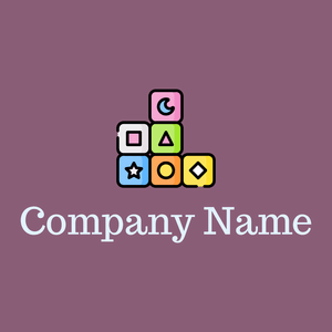 Block logo on a Mauve Taupe background - Children & Childcare