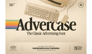 advercase typographie