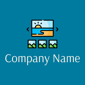 Gallery logo on a Cerulean background - Environmental & Green