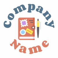 Copper Notebook on a White background