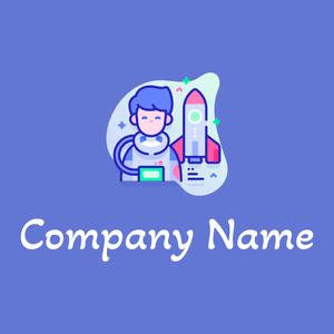 Persian Blue Enthusiasm on a Slate Blue background - Industrial