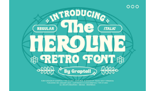 Heroline typographie