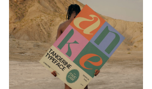 Tangerine typographie